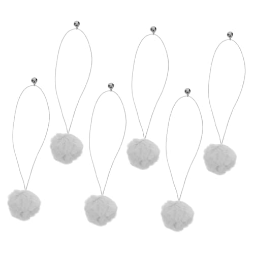 YARNOW 6 Stück Katzenkratzbaum Ersatzball Katzenkratzbaum Spielzeugball Ersatzball Für Katzen Neckende Katzenbälle Katzenbäume Hängeball Katzenspielzubehör Plüsch Hellgrau YARNOW 6 Stück Katzenkratzbaum Ersatzball Katzenkratzbaum Spielzeugball Ersatzball Für Katzen Neckende Katzenbälle Katzenbäume Hängeball Katzenspielzubehör Plüsch Hellgrau von YARNOW