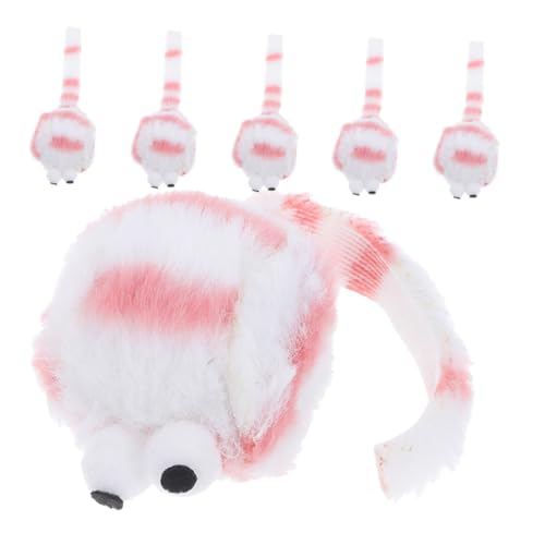 YARNOW 6 Stück Plüsch Katze Plüschmaus Interaktives -katzenspielzeug Mäusespielzeug Für Katzen Katzenspielzeug Fuzzy Interaktives Kätzchenspielzeug YARNOW 6 Stück Plüsch Katze Plüschmaus Interaktives -katzenspielzeug Mäusespielzeug Für Katzen Katzenspielzeug Fuzzy Interaktives Kätzchenspielzeug von YARNOW