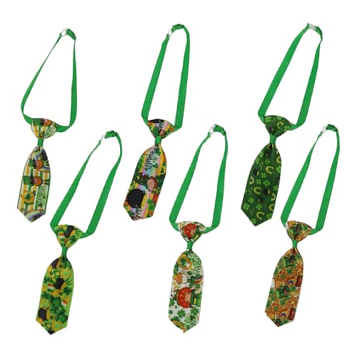 YARNOW 6stücke Haustierkrawatte Hundehalsband Kreative Dekorative Tuch Gemischten Stil Festival Prop Haustier-festivalkrawatte Haustier-dekokrawatte Strapazierfähig Material von YARNOW