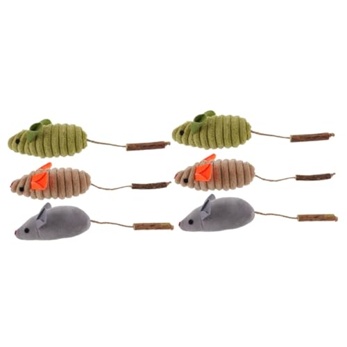 YARNOW 6 Teiliges Kauspielzeug Für Kätzchen Kauspielzeug Für Haustiere Plüsch Kauspielzeug Katzen Spielzeug Zahnen Neckendes Spielzeug Interaktives Kätzchen Spielzeug YARNOW 6 Teiliges Kauspielzeug Für Kätzchen Kauspielzeug Für Haustiere Plüsch Kauspielzeug Katzen Spielzeug Zahnen Neckendes Spielzeug Interaktives Kätzchen Spielzeug von YARNOW