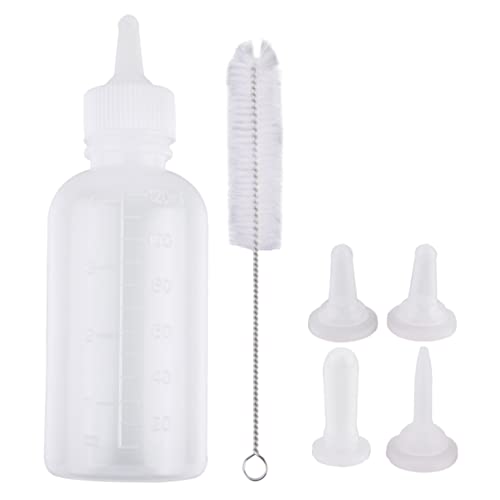 YARNOW 6stücke Pack Haustier-saugflaschen Fütterungsflaschen Für Welpen Und Katzen Aus Tragbar Mit Reinigungsbürste Für Haustierbedarf von YARNOW