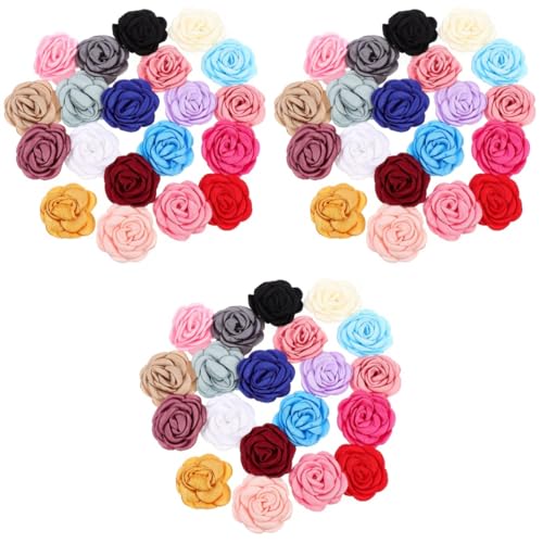 YARNOW 60 STK Blumenhalsband Für Haustiere Blumenverzierungen Fliege Haustierpflege Dekor Chiffon Blumen Welpenhalsbänder Für Kleine Welpen Florale Fliege Stoff Krawatte Die Blumen von YARNOW