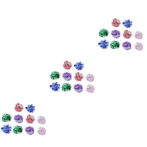 YARNOW 60 Stück Papierball Spitzenball Katzenspielzeug Katzenknisterbälle Katzenspielzeugbälle Katzenballspielzeug Knisterbälle Für Katzen YARNOW 60 Stück Papierball Spitzenball Katzenspielzeug Katzenknisterbälle Katzenspielzeugbälle Katzenballspielzeug Knisterbälle Für Katzen von YARNOW