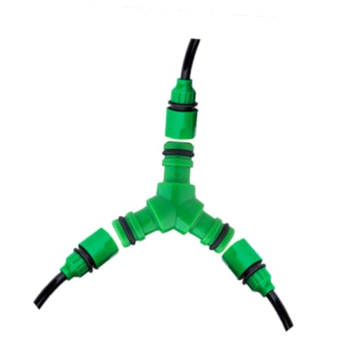 YARNOW 6Stücke Abs Y Förmiger Schnellverbinder Für Gartenschläuche Robuste Schlauchanschlüsse Grün Für Einfache Und Dichte Verbindung Ohne Leckagen von YARNOW