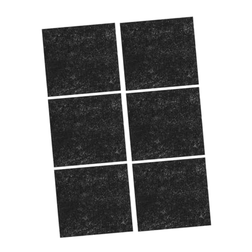 YARNOW 6stücke Aktivkohlefilter Für Katzentoiletten Ersatzfilter Für Katzenstreu Holzkohle-geruchsabsorber Für Katzentoiletten Luftreinigungsfilter Für Katzenkäfige von YARNOW