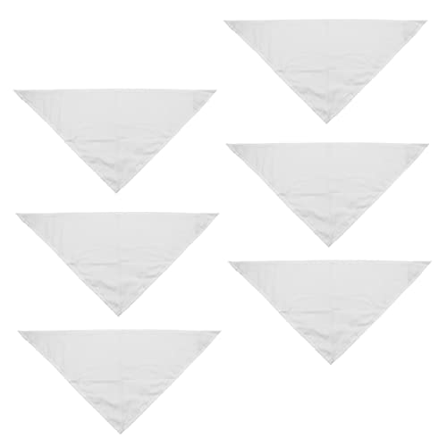 YARNOW 6st Dreieckstuch Für Haustiere Haustier-dreieck-lätzchen Windeln Für Hündinnen Leeres Hundelätzchen Hundehandtuch Haustier-lätzchen-schal Bademantel Einstecktuch Weiß Polyester YARNOW 6st Dreieckstuch Für Haustiere Haustier-dreieck-lätzchen Windeln Für Hündinnen Leeres Hundelätzchen Hundehandtuch Haustier-lätzchen-schal Bademantel Einstecktuch Weiß Polyester von YARNOW