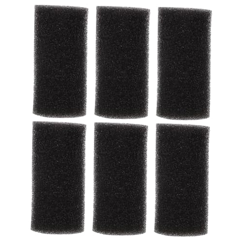 YARNOW 6st Schutzabdeckung Für Den Wassereinlass Filterschwamm Für Aquarien Fischfilter Für Tank Schlauch Filterschäume Für Aquarien Filterschwamm-Aquarium Vorfilterschwamm Black von YARNOW
