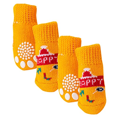 YARNOW 8 STK Haustier Socken Austauschbare Haustiersocken Tragbare Socken Für Haustiere Warme Hundesocken Baumwolle Haustier Schuhe Für Katzen Kätzchensocken Hündchen Haustierschuhe Garn von YARNOW