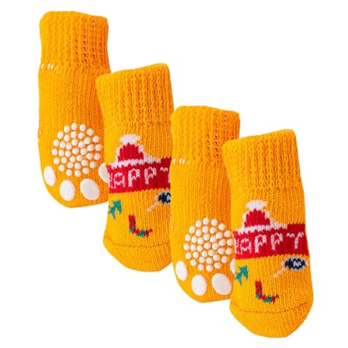 YARNOW 8 STK Haustier socken Tier kostüm tierkostüm Pfotenschutz für den Winter Abriebfeste Hundesocken sockenschuhe austauschbare Hundesocken Schuhe für Katzen Corgi Zubehör Krallensätze von YARNOW