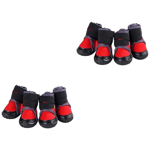 YARNOW 8 STK Hund Warme Schuhe Klein Haustierbedarf Haustierschuhe Outdoor-Schuhe Für Haustiere Hundeschuhe Haustierschuhe Outdoor-Outdoor-Schuhe Heimtierbedarf Warme Schuhe Draussen Rot YARNOW 8 STK Hund Warme Schuhe Klein Haustierbedarf Haustierschuhe Outdoor-Schuhe Für Haustiere Hundeschuhe Haustierschuhe Outdoor-Outdoor-Schuhe Heimtierbedarf Warme Schuhe Draussen Rot von YARNOW