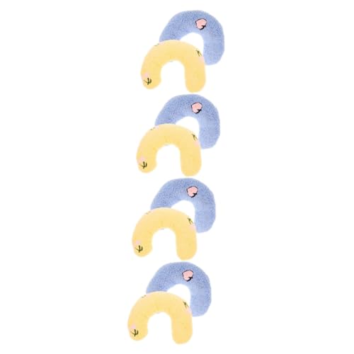 YARNOW 8 STK Katzenspielzeugkissen Gefülltes Nackenkissen Entzückendes Katzenkissen Nackenschutz Kleines Kissen Schlafkissen Für Haustiere U-förmiges Katzennackenkissen Haushalt Stoff YARNOW 8 STK Katzenspielzeugkissen Gefülltes Nackenkissen Entzückendes Katzenkissen Nackenschutz Kleines Kissen Schlafkissen Für Haustiere U-förmiges Katzennackenkissen Haushalt Stoff von YARNOW