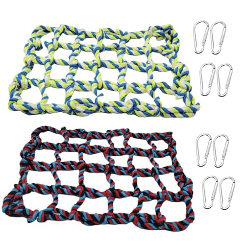 YARNOW 8 STK Kletternetz für Papageien Baumwollseilnetz für Vögel Vogelschaukeln vogelkäfig zubehör vogelzubehör für käfig Vogelspielzeug Spielzeuge Papageien-Hängenetz Papageienschaukel YARNOW 8 STK Kletternetz für Papageien Baumwollseilnetz für Vögel Vogelschaukeln vogelkäfig zubehör vogelzubehör für käfig Vogelspielzeug Spielzeuge Papageien-Hängenetz Papageienschaukel von YARNOW