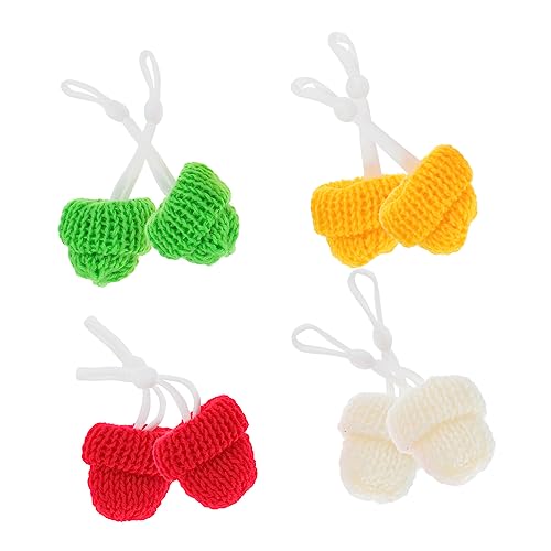 YARNOW Haustier Hüte Set 8 Pcs Wollgarn Kappen Für Snack Bartagamen Elastische von YARNOW