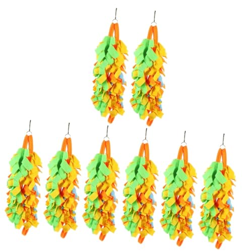 YARNOW 8 STK Schaukelspielzeug Kauspielzeug Für Vögel Meerschweinchen Spielzeug Hamster-kletterspielzeug Sicherheits-papagei-Spielzeug Zähneknirschspielzeug Hängendes Vogelspielzeug Stoff YARNOW 8 STK Schaukelspielzeug Kauspielzeug Für Vögel Meerschweinchen Spielzeug Hamster-kletterspielzeug Sicherheits-papagei-Spielzeug Zähneknirschspielzeug Hängendes Vogelspielzeug Stoff von YARNOW