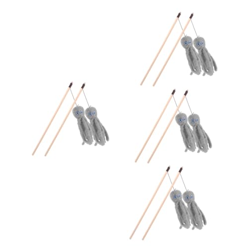 YARNOW 8 STK Spielzeug Kauen Kätzchenspielzeug Katze Katzenminze Spielzeug Kätzchen Kauspielzeug Gelee-katzenspielzeug Kuscheltiere Angelrute Cat Stick Kätzchen Necken Grey Plüsch YARNOW 8 STK Spielzeug Kauen Kätzchenspielzeug Katze Katzenminze Spielzeug Kätzchen Kauspielzeug Gelee-katzenspielzeug Kuscheltiere Angelrute Cat Stick Kätzchen Necken Grey Plüsch von YARNOW