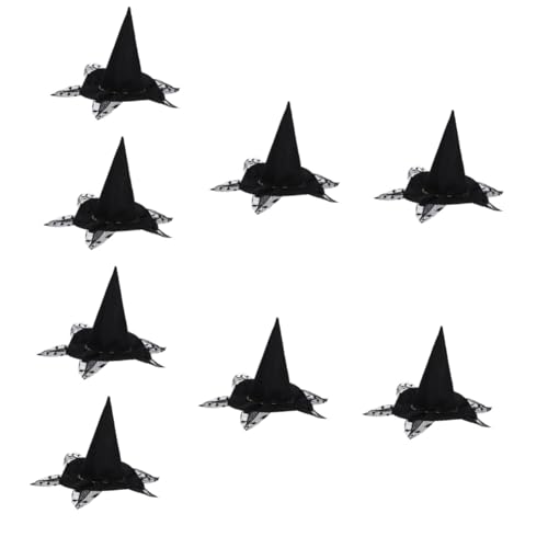 YARNOW 8 Sets Haustier Cosplay Hut Hund Hut Halloween Haustier Hut Bequem und Schwarz von YARNOW