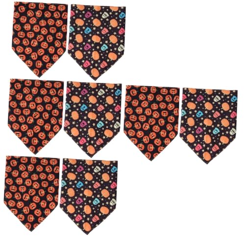 YARNOW 8 STK Halloween-Dreiecksschal bequemes Katzenbandana Hundewindeln-Outfits weiblich Dog Bandana Halstuch für Hunde Festival-Katzenbandana entzückendes Kätzchenbandana Polyester YARNOW 8 STK Halloween-Dreiecksschal bequemes Katzenbandana Hundewindeln-Outfits weiblich Dog Bandana Halstuch für Hunde Festival-Katzenbandana entzückendes Kätzchenbandana Polyester von YARNOW