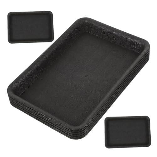 YARNOW Pflanzenuntersetzer Pflanzentropfschalen Robuste Blumentopfuntersetzer Für Blumentöpfe Im Innenbereich Schwarz von YARNOW