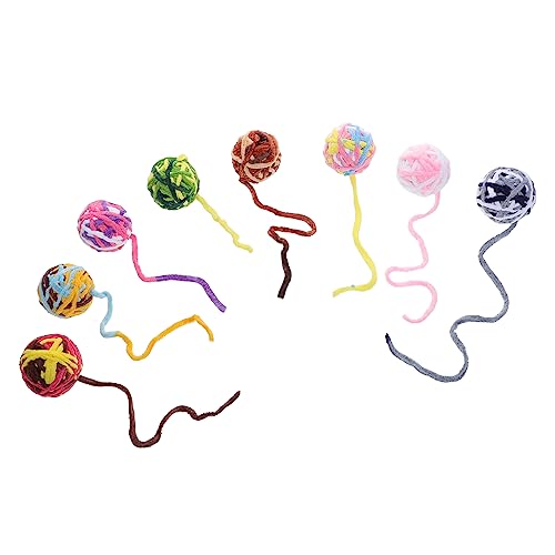 YARNOW 8 Stück Katze Wolle Ball Fisch Katzenminze Katzen Katze Plüsch Katzensachen Katzenbälle Flackerndes Katzenspielzeug Interaktives Katzenspielzeug Garn YARNOW 8 Stück Katze Wolle Ball Fisch Katzenminze Katzen Katze Plüsch Katzensachen Katzenbälle Flackerndes Katzenspielzeug Interaktives Katzenspielzeug Garn von YARNOW