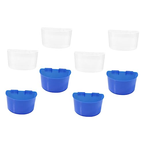 YARNOW 8stücke Teiliges Vogel-Futter Transparente Und Blaue Futter Und Wasserbehälter Für Vogelkäfige Abnehmbar Einfach Zu Reinigen Für Vögel Mit Ausreichend Platz YARNOW 8stücke Teiliges Vogel-Futter Transparente Und Blaue Futter Und Wasserbehälter Für Vogelkäfige Abnehmbar Einfach Zu Reinigen Für Vögel Mit Ausreichend Platz von YARNOW