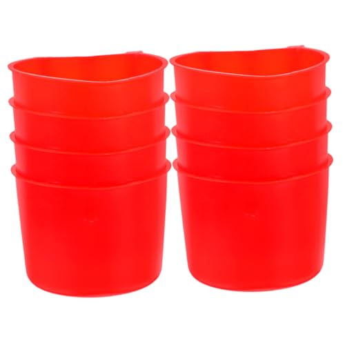 YARNOW 8stücke Hängende Futternäpfe Für Haustiere Wassernapf Für Vögel Und Kaninchen Futter Und Wassernapf Für Kleintiere Robuste Konstruktion Für Täglichen Gebrauch Leicht von YARNOW