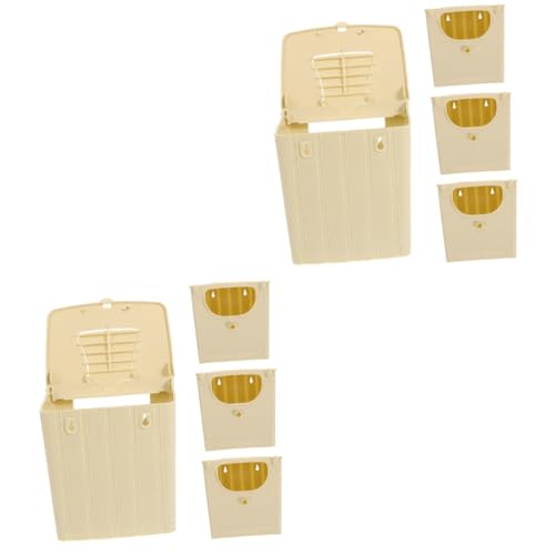 YARNOW 8 Stück Vogelzuchtbox aus Kunststoff Hängende Nistkästen für Wellensittiche Kanarienvögel und Vögel Optimale Brut und Schlafumgebung für Ihre Haustiere YARNOW 8 Stück Vogelzuchtbox aus Kunststoff Hängende Nistkästen für Wellensittiche Kanarienvögel und Vögel Optimale Brut und Schlafumgebung für Ihre Haustiere von YARNOW