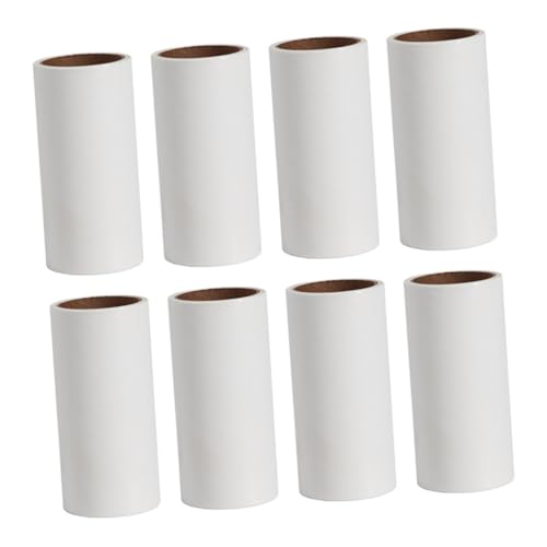 YARNOW 8St Haarentfernungsrolle Rollenpapier zur Staubentfernung Katzenhaarentferner Couch Fusselrolle Tier haarentfernung tierhaarentfernung Klebepapier für Roller klebriges Papier Weiß YARNOW 8St Haarentfernungsrolle Rollenpapier zur Staubentfernung Katzenhaarentferner Couch Fusselrolle Tier haarentfernung tierhaarentfernung Klebepapier für Roller klebriges Papier Weiß von YARNOW