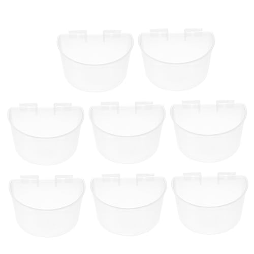 YARNOW 8pcs Plastik Vogel Käfig Tassen Fütterungsbecher Für Taubenhuhn -wasserwässerschalen Taubenkäfighängehäutchen YARNOW 8pcs Plastik Vogel Käfig Tassen Fütterungsbecher Für Taubenhuhn -wasserwässerschalen Taubenkäfighängehäutchen von YARNOW