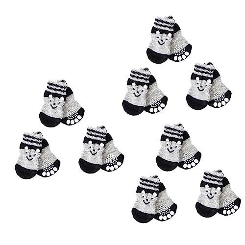 YARNOW 9 Paare Hundeschuh Socken Hundesocken Für Den Innenbereich rutschfeste Stiefeletten Für Hunde Fußverbandschutz Bodenschoner Kleine Hundesocken Kalt Kleiner Hund Pfote Baumwolle YARNOW 9 Paare Hundeschuh Socken Hundesocken Für Den Innenbereich rutschfeste Stiefeletten Für Hunde Fußverbandschutz Bodenschoner Kleine Hundesocken Kalt Kleiner Hund Pfote Baumwolle von YARNOW