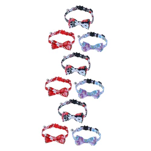 YARNOW 9 STK Haustier Katzenhalsband Kleiner Hund Schleife Halskette Katzenhalsbänder Welpe -kätzchen Verstellbares Katzenhalsband Kätzchenhalsbänder Katzengürtel Japanisch Tuch YARNOW 9 STK Haustier Katzenhalsband Kleiner Hund Schleife Halskette Katzenhalsbänder Welpe -kätzchen Verstellbares Katzenhalsband Kätzchenhalsbänder Katzengürtel Japanisch Tuch von YARNOW