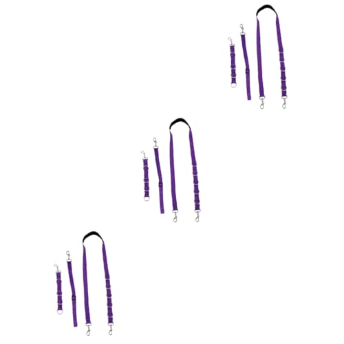 YARNOW 9 STK Haustierpflegeseil pet Grooming hundegurt Dog Harnesses Hundepflege-Set Hunde tragerucksack Haustiere Gürtel Pflege Schleife Schlupfleine Pflege Seil Polypropylen Violett YARNOW 9 STK Haustierpflegeseil pet Grooming hundegurt Dog Harnesses Hundepflege-Set Hunde tragerucksack Haustiere Gürtel Pflege Schleife Schlupfleine Pflege Seil Polypropylen Violett von YARNOW