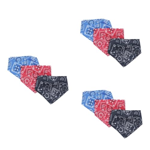 YARNOW 9 STK Hundelätzchen Hunde Sauger hundesauger hundekragen Weihnachtsdekoration Haustier-Dreieck-Lätzchen pet dreieck speichel Haustier-Kragenschal Halsband Halskette schmücken YARNOW 9 STK Hundelätzchen Hunde Sauger hundesauger hundekragen Weihnachtsdekoration Haustier-Dreieck-Lätzchen pet dreieck speichel Haustier-Kragenschal Halsband Halskette schmücken von YARNOW