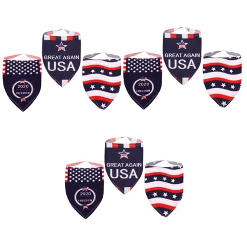 YARNOW 9 STK Hundehalsband USA Hundelätzchen Labor Day Labour Day Hundehalstuch mit amerikanischer Flagge Hund Geburtstagsschal Haustier dreieckiger Schal Vereinigte Staaten Flaggenhund YARNOW 9 STK Hundehalsband USA Hundelätzchen Labor Day Labour Day Hundehalstuch mit amerikanischer Flagge Hund Geburtstagsschal Haustier dreieckiger Schal Vereinigte Staaten Flaggenhund von YARNOW