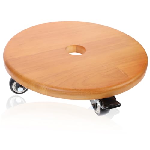YARNOW Blumentopfständer Für Den Innenbereich Mit Rädern Blumentopf Rundes Rad Stabiler Pflanzenwagen YARNOW Blumentopfständer Für Den Innenbereich Mit Rädern Blumentopf Rundes Rad Stabiler Pflanzenwagen von YARNOW
