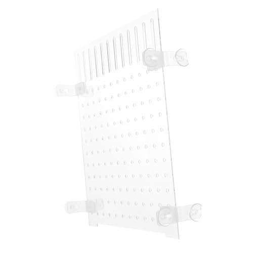 YARNOW Acrylic Isolation Board Für Aquarien Trennwand Mit Saugnapf Ermöglicht Sichere Trennung Von Fischen Fördert Wasserpermeabilität Aquarienzubehör Für Zucht Und Pflege von YARNOW