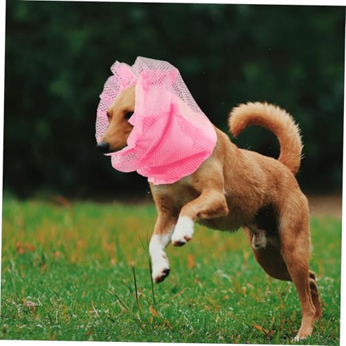 YARNOW Atmungsaktiver Hunderohrenschutz Snood mit Elastischem Band Komfortable Ohrabdeckung für Kleine und Große Hunde Schützender Ohrenschutz gegen Schmutz für Sommer Camping und Outdoor von YARNOW
