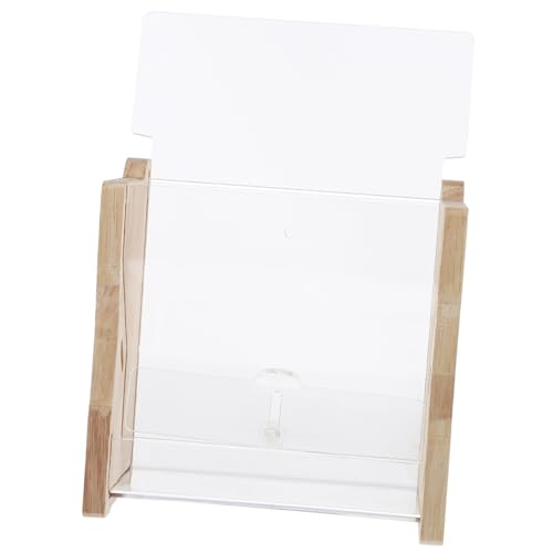 YARNOW Automatischer Futterspender für Hühner aus Transparentem Acryl Langlebiger Futtertrog zur Einfachen Fütterung von Vögeln und Papageien Praktischer und Robuster Futternapf für YARNOW Automatischer Futterspender für Hühner aus Transparentem Acryl Langlebiger Futtertrog zur Einfachen Fütterung von Vögeln und Papageien Praktischer und Robuster Futternapf für von YARNOW