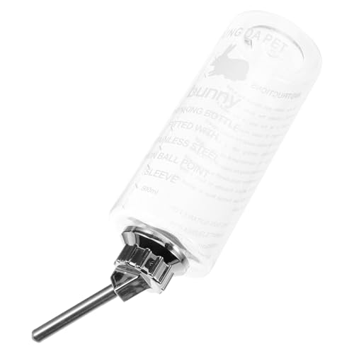 YARNOW Hamster Trinkflasche Auslaufsicherer Wasserspender Aus Edelstahl Hängende Nagertränke Für Meerschweinchen Kaninchen Und Chinchillas Transparentes Design Einfache Handhabung YARNOW Hamster Trinkflasche Auslaufsicherer Wasserspender Aus Edelstahl Hängende Nagertränke Für Meerschweinchen Kaninchen Und Chinchillas Transparentes Design Einfache Handhabung von YARNOW