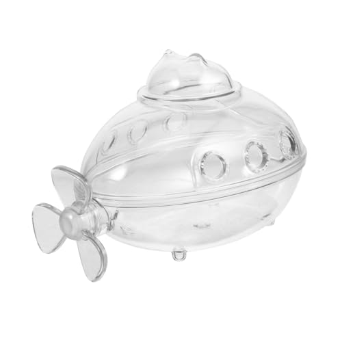 YARNOW Badezimmerzubehör Hamster Badewanne Für Haustiere Badespielzeug Wasserbehälter Für Kleintiere Eichhörnchenhaus Rennmaus-badeschale Rennmaus Badezimmer Rattenhaus Acryl von YARNOW