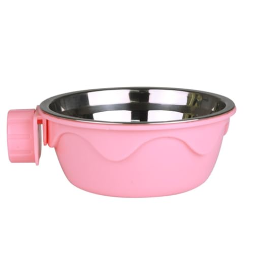 YARNOW Behobener Fressnapf pet Water Bowl pet Food Container Haustierzubehör Abnehmbarer Hundenapf katzennäpfe aus Edelstahl hundenäpfe aus Edelstahl Haustiernapf Käfig Coop Schüssel Hase von YARNOW