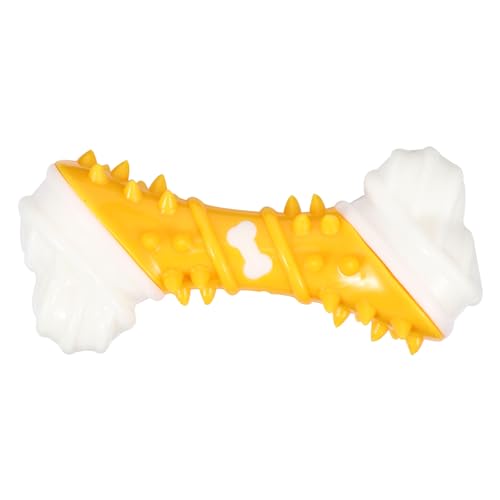 YARNOW Hundeknochenspielzeug Aus TPR-Material Bissfestes Kauspielzeug Für Hunde Interaktives Molaren-trainingsspielzeug Haustier-kauknochen Pädagogisches Spielzeug Für Zahnung Und von YARNOW