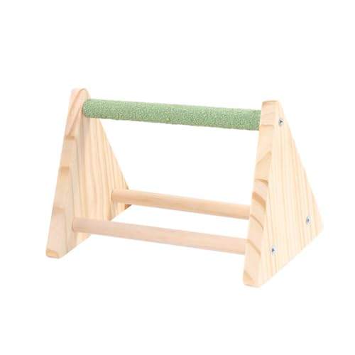 YARNOW Bissfeste Papageien Sitzstange aus Holz Kauspielzeug und Standstab für Wellensittiche Nymphensittiche Nager und Andere Kleine Vögel zur Natürlichen Krallenpflege Zufällige Farbe von YARNOW