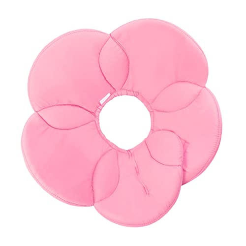 YARNOW Pet Protective Collar Blütenförmiger Elizabethan Collar Für Hunde XL Schutzkragen Zur Wundheilung Leicht Und Bequem Für Postoperative Pflege Und Verletzungen von YARNOW