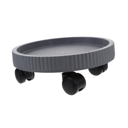 YARNOW Rollbarer Blumentopf-untersetzer Mit Universellen Rädern Robuster Kunststoff-pflanzenteller Für Pflanzen Geeignet Für Große Töpfe Hochwertige Blumenständer Für Und von YARNOW