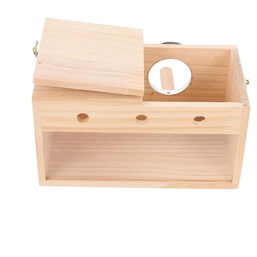 YARNOW Box Das Vogelnest Sittichkäfig Vögel Vogelzubehör Wellensittich Habitat Vogelhaus Vogelnisthaus Vogelkäfig Sittich Kleinzucht Vogelkäfige Für Sittiche Vogelhaus Holz von YARNOW