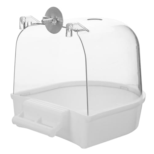 YARNOW Box Vogelbadewanne Box Vogelbäder Für Käfige Papageienbadewanne Hängende Papageien Vogelbadewanne Für Käfig Badewanne Vogelkäfig Vogelbad Indoor Vogelbadewanne Dusche Züchter von YARNOW