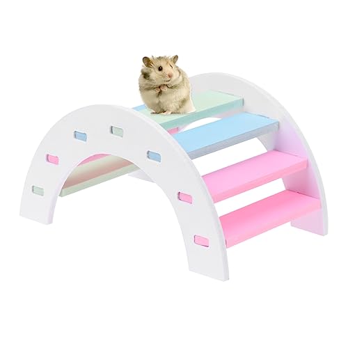 YARNOW Bunte Brücke Zum Klettern Und Spielen Für Hamster Brückenspielzeug Als Haustierspielzeug Tierkäfigzubehör Aus Sicherem Material Haustierbedarf Für Kleintiere YARNOW Bunte Brücke Zum Klettern Und Spielen Für Hamster Brückenspielzeug Als Haustierspielzeug Tierkäfigzubehör Aus Sicherem Material Haustierbedarf Für Kleintiere von YARNOW