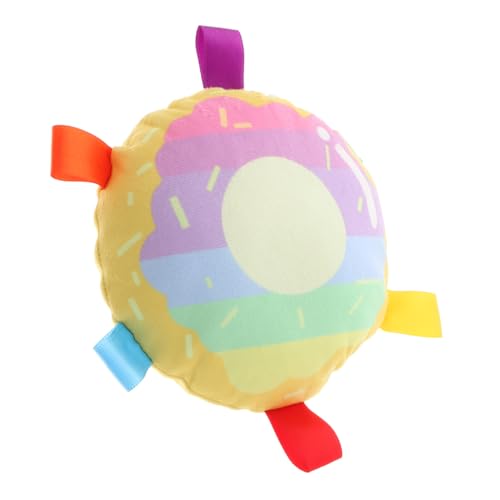 YARNOW Donut-kauspielzeug Für Hunde, Weicher Plüsch, Donut-Sound-Spielzeug, Haustier-beiß- Und Quietsch-Sound-Spielzeug, Welpen-plüsch-kauspielzeug Für Kleine Und Mittelgroße Hunde von YARNOW