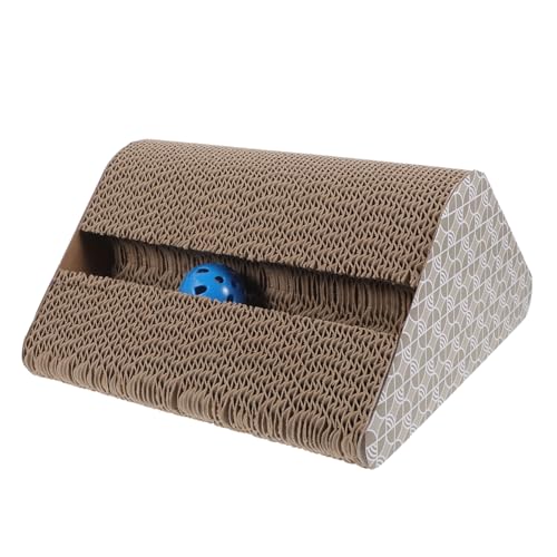 YARNOW Kratzbretter Katzenspielzeug Haushaltskratzbrett Katzenkratzbrett Glockenkratzbrett für Katzen YARNOW Kratzbretter Katzenspielzeug Haushaltskratzbrett Katzenkratzbrett Glockenkratzbrett für Katzen von YARNOW