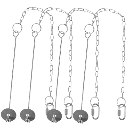YARNOW Edelstahl Hängefutterhalter Für Vögel Obst Und Gemüsespieße 4 Stück Langlebig Und Rostfrei Für Papageien Und Andere Vögel Für Vogelernährung von YARNOW